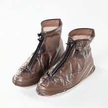 1 Pasang Pelindung Sepatu PVC Tahan Air yang Dapat Digunakan Kembali dengan Tali dan Resleting Pengunci Otomatis, Anti Selip, Cocok untuk Hari Hujan, Sempurna untuk Perjalanan di Luar Ruangan - MultiWarna - View 6