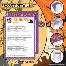 20 Person Adult Halloween Party Game For Home Office Large Group | Trivia, Complete Phrases With Answer Key (Halloween Q&A) - View 2