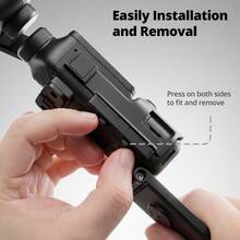 Ambitful DP03 Magnetic Mount Bracket, Foldable Expansion Adapter Base Compatible With D JI Osmo Pocket Series, Multi-Hole Cold Shoe Extension Fixed Holder - View 8