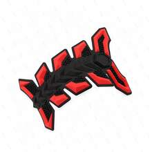 3D Rubber Gasoline Fuel Tank Pad Protector Universal Motorcycle Fuel Tank Sticker Fishbone - Fuel Tank Sticker - View 8