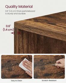 Bookcase - Rustic Brown - View 2