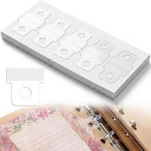 1 Set 300pcs Transparent Self-Adhesive Hole Reinforcement Stickers, Suitable For Notebooks, Planners, Scrapbooks - Loose Leaf Binder Refill Pages, Compatible With Binders, Journals, Stationery - Clear - View 8