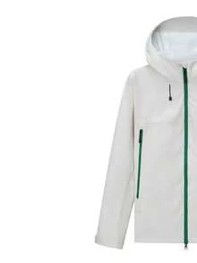 CAMEL CROWN Women's Single-Layer Hard Shell Outdoor Jacket, Comfortable, Water-Resistant, Lightweight Hiking & Climbing Jacket - Light Frost White - View 5