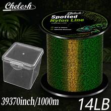 Chelesh 1000m/1093yds Nylon Fishing Line, 3D Color-Changing Invisible Spotted Line, Strong And Durable, Invisible In Water, Suitable For Lure Fishing, Fly Fishing, Saltwater And Freshwater, Fishing Accessories - Multicolor - View 17