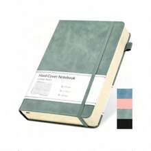 1 Set Multi-Color Soft-Touch PU Faux Leather Hardcover Wide-Ruled Notebook, With Elastic Band And Bookmark Ribbon, Thick 100g Beige Lined Writing Pages; Thick Waterproof Dustproof Matte PU Hard Cover Anti-Crack And Anti-Deformation, Beige Inner Paper Non-Bleed, 320 Pages Large Capacity Sewn Binding Can Lay Flat; Halloween Gift, Thanksgiving Employee Benefit, Easter Gift Box Accessory - 1 Set - View 1