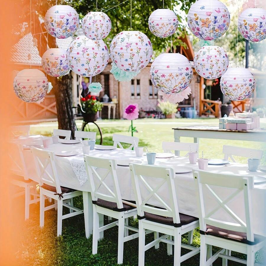Butterfly Flower Lantern Wedding Theme Decoration Children Birthday Party Outdoor Arrangement Cartoon Festival Paper Lantern - Butterfly Lantern - View 1