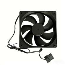 Multi-Size Hydraulic Silent Cooling Fan, Compatible With Motherboard 3PIN / Power Supply 4D, Anti-Short Circuit Non-Interchangeable, Dual Power Supply Options, Computer Case, Car Electronics, DIY Modification Cooling Fan - View 11