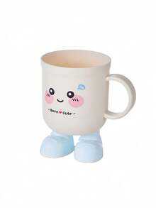 Home Toothbrush Cup Student Dorm Mouthwash Cup Couple Toothbrush Holder Bathroom Toothpaste Storage Box Back To School Supplies Bathroom Decor Accessories - A - View 11