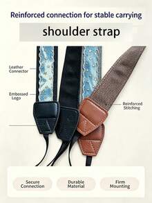 p+7 New Universal Camera Shoulder Strap For ZVE10II ZV1M2 R50 R10 XE5 XT5 XT30iii Z30 ZFC LUMIX S9 S5m2 Olympus DSLR Mirrorless Camera Strap Crossbody Shoulder Artistic Versatile Wear-Resistant Pressurerelieving - View 7