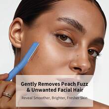 Dermaplane Razor For Women, Facial Razor, Peach Fuzz Remover, 10ct Navy | Disposable Dermaplaning Tool For Facial Hair Removal & Exfoli - Navy - View 3