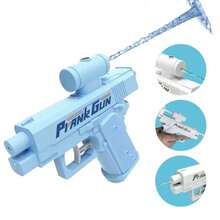 Pistola de água de pegadinha bidirecional reversa, brinquedo divertido manual para brincadeiras aquáticas - Cor aleatoria - Visão 7