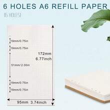14/54/82Sheets A6 Budget Refill Paper, Journal Refills For Budget Binder And Planner, Monthly Weekly Planner, 6 Hole Budget Sheets Expense Tracker, Fill In Expense, Schedule,14Sheets Budget Planner, 54Sheets Weekly Planner, 14Sheets Monthly Planner - Multicolor - View 5