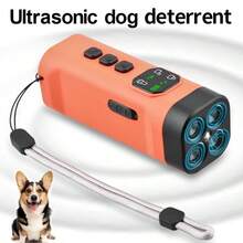 New Smart Ultrasonic Dog Repellent And Training Device, Uses Ultrasonic Sound To Repel Dogs Without Physical Harm. Suitable For Daily Pet Barking Or Biting Training. Elegant Design, Easy Operation And Portable. 4-Core High-Power Ultrasonic, High-Frequency Ultrasonic Sound Waves Stimulate Aggressive Dogs' Hearing And Make Them Feel Fearful, Dog Accessories - Multicolor - View 8