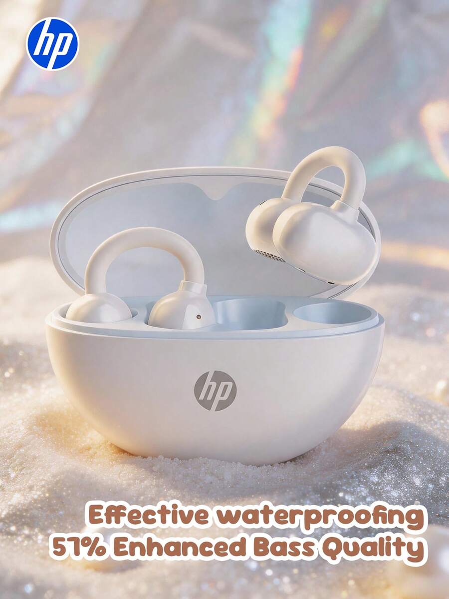 HP H10M 无线耳机,耳挂式设计,DNC 动态降噪,柔软亲肤佩戴;Type-C 充电接口,超长续航 5.3 小时,TWS 真无线立体声,低延迟;适用于音乐、游戏、跑步等多种场景;防水,兼容所有蓝牙 6.0 设备。 - 查看 1