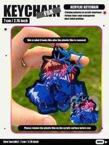 FSK, FORSAKE KEYCHAIN, 2D Acrylic Keychain, Forsaken, CooIkidd, 007n7, Guest1337, Bluudud, Two Time, Chance, Shedletsky, Elliot, Bag/Car Keychain Decoration - Acrylic - View 7
