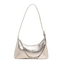 Women Shoulder Bags - Silver - View 2