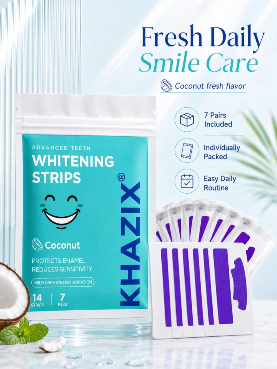 7PCS Tooth Decor Sticker Set, Gentle And Non-Irritating, Party Decoration, Holiday Dress-Up, Suitable For Multiple Holidays - Multicolor - View 1
