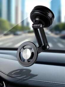 2026 New Strong Magnetic Car Phone Holder Vacuum Suction Cup Foldable Dashboard 360° Rotating Navigation Phone Mount Fixed Support Phone Stand - Multicolor - View 5