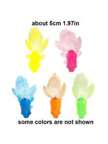 Realistic Goldfish Floating Tail Decor, Simulated Plastic Water Landscape Ornament, Indoor/Outdoor Use, No Battery Required, Suitable For Summer Pool Party, Pet Cat Toy And Bathtub Entertainment (Random Color) - A - View 4