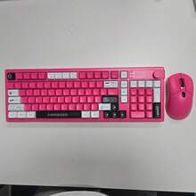 CHANGXIE 2.4G Wireless Keyboard And Mouse Combo Set, Rainbow LED Backlight, 3 Colors, 98 Keys, 3D Scroll Wheel, 1600 DPI, USB Interface, Ergonomic Design, Suitable For PC/Laptop - View 7