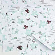 Star Kitten Pattern Stationery Set, Envelopes & Lined Writing Paper, Creative Hand‑Written Message Letter Papers For Greeting Daily Use - A - View 5