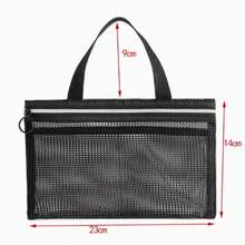 1PC/2PCS Tas Penyimpanan Gantung Jaring Bernapas dengan Pengait - Keranjang Penyimpanan Lipat, Cocok untuk Kamar Mandi, Asrama, Gym, Aksesoris Perjalanan, Tas Penyimpanan Gantung Hemat Ruang, Cocok untuk Kamar Mandi, Kamar Tidur, Kamar Mandi RV, Dapur, Penyimpanan Rumah dan Ruang Ganti, Tas Jaring Ringan dan Tahan Lama, Nyaman untuk Menyimpan Kosmetik, Handuk, Barang-barang Kecil, Cocok untuk Natal, Paskah. - beraneka warna - View 10