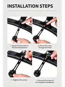 1pc Road Bike Integrated Handlebar Aluminum Alloy Extension Mount, Bike Computer & Light Bracket, Action Camera Base, Bicycle Accessory - Multicolor - View 5