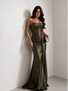 Bridesmaid Dresses - Dark Grey - View 3