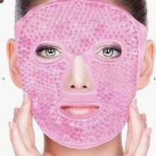 1pc Gel Facial Mask Ice Pack, Dual-Use Hot & Cold Facial Care, Home Relaxation & Sleep Aid, Perfect Gift For Family Or Girlfriend - Multicolor - View 3