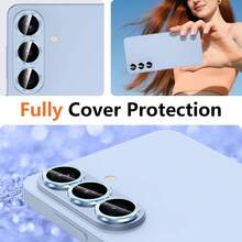 Eagle Eye CD Pattern Lens Protector Film, Compatible With Samsung Galaxy S26/S26 Plus/S26 Ultra/S25 FE/25 Edge/A07/A17/A26/A36/A56/A57/A37 Camera Lens Protector, Lens Protector Film, Lens Protector Pad, Full Coverage High Definition Protection, Scratch-Resistant Tempered Glass, Bubble-Free Adhesive, Clear Photos, Fashionable Decoration, Easy Installation, Durable, Stylish And Beautiful, Waterproof, Shockproof, Scratch-Resistant - Blue - View 6