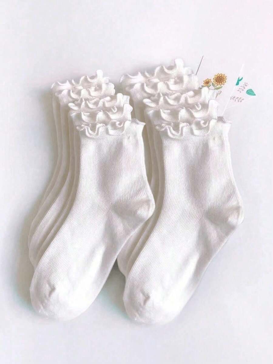 1/10/15 Pasang Kaos Kaki Pendek Putih Universal, Minimalis dan Serbaguna, Cocok untuk Pemakaian Sehari-hari - MultiWarna - View 1