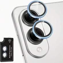 Eagle Eye CD Pattern Lens Protector Film, Compatible With Samsung Galaxy S26/S26 Plus/S26 Ultra/S25 FE/25 Edge/A07/A17/A26/A36/A56/A57/A37 Camera Lens Protector, Lens Protector Film, Lens Protector Pad, Full Coverage High Definition Protection, Scratch-Resistant Tempered Glass, Bubble-Free Adhesive, Clear Photos, Fashionable Decoration, Easy Installation, Durable, Stylish And Beautiful, Waterproof, Shockproof, Scratch-Resistant - Blue - View 11