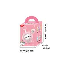 Miniso Chiikawa Pajama Series Face‑Changing Blind Box Pendant, Multi‑Expression Replaceable Face Figure, Bag & Keychain Accessory, Desktop Display Ornament, Collectible Gift Toy (1 PC Random Delivery) - Multicolor - View 11