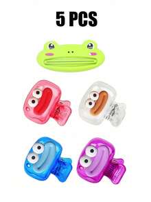 7pcs/5pcs/3pcs/1pc Portable Toothbrush Protector, Toothpaste Squeezer, Travel Toothbrush Storage Box, Portable Toothpaste Squeezer, Toothbrush Cover, Protects Toothbrush Bristles, Portable Design, Suitable For Home, Bathroom, Dorm, Hotel, Apartment, Travel And Other Places, Also As Travel Essentials To Conveniently Protect Toothbrush Bristles. - Multicolor - View 13