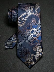 Cà vạt nam phong cách vintage họa tiết Paisley dệt jacquard, cà vạt dệt cao cấp cho đám cưới và trang phục công sở lịch sự - Nhiều màu - Xem 18