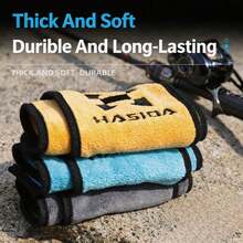 HASIDA Thickened Fishing Towel, Quick-Drying, Absorbent, Hangable, Non-Sticky, Bait & Hand Wiping, Fishing & Fish Handling Towel - Patented Rod Friendly Double Thick Fishing Towel - View 5