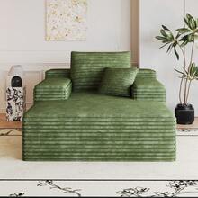 Sofa Bed Set - Green - View 4