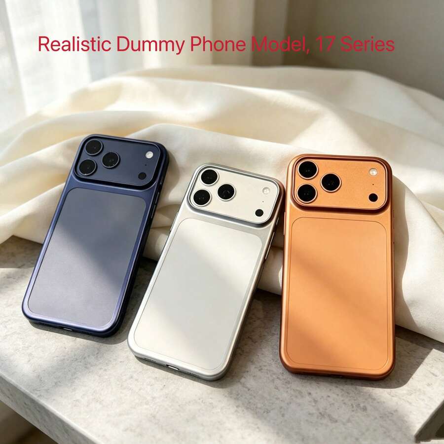 Replika Ponsel Model 17 Pro / 17 Pro Max – Untuk Pajangan, Properti Fotografi, dan Tampilan Toko, Replika Skala 1:1 dengan Finishing Matte Premium