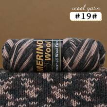 4pcs 400g Merino Knitted Yarn, Sectional Dyed, Medium Weight, Knitting Yarn For Handmade Sweaters, Cardigans, Hats, Shawls - 4-piece Pack - View 12