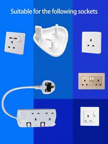 英國插座保護蓋 嬰兒防護電插座插頭 適用英規插座 1/12/24入 - 彩色 - 查看 6
