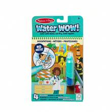Melissa & Doug & Doug Water Wow! Makeup & Manicures,Space Water-,Occupations -Water Reveal Travel Book | Activity Pad | 3+ | Gift For Boy Or Girl - Multicolor - View 14