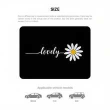 1pc Universal Daisy Car Trunk Mat, Fashionable Polyester Fiber Cargo Liner, Fits All Car Models, Easy To Clean, Suitable For Sedans, SUVs, Multiple Car Models, Protect Your Car In A Stylish Way | Universal, Durable And Fashionable Trunk Mat - Daisy - View 12