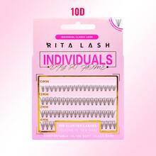 RITALASH 40pcs/72pcs DIY Eyelash Clusters, 6 Styles, D Curl Long Single Eyelash, Mixed Eyelash Clusters, DIY Eyelash Extension, Easily Create Perfect Eyelashes At Home - Black - View 15