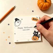 Buku Memo Kartun Halloween, Buku Catatan Hantu dan Lentera Lucu untuk Menulis, Membuat Jurnal, dan Kantor - Satu-Ukuran - View 5