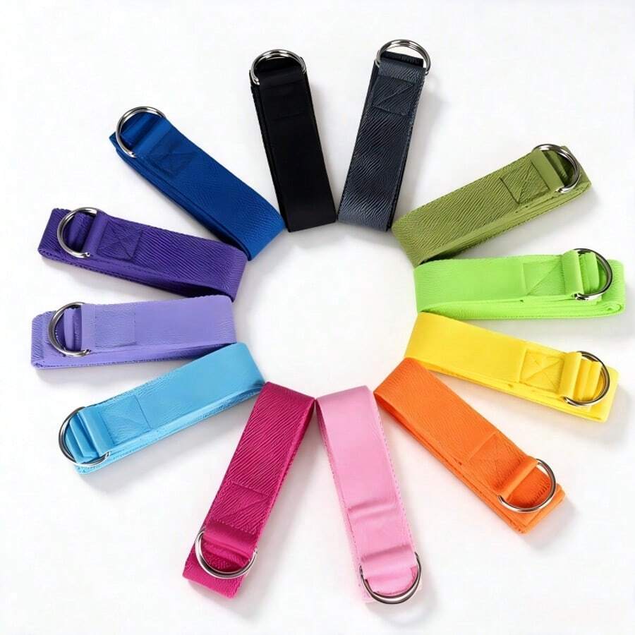 1pc Kids 3.2m Extra Long Yoga Stretching Band, Includes Non-Elastic Shoulder Stretch Band And Multi-Function Auxiliary Resistance Rope - Multicolor - View 1