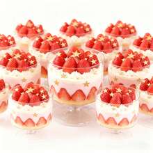Mini 60ml Plastic Dessert Cups, Tasting Cups, Cute Mini Dessert Cups - Perfect For Mousse, Pudding And Appetizers - Perfect For Weddings, Parties And Events - Event Tableware - Clear - View 11