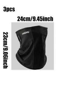 1pc/3pcs New UV Protection Ice Silk Cycling Face Mask, Windproof Dustproof Breathable Cool Multi-Functional Mask Scarf, Lightweight - Multicolor - View 13