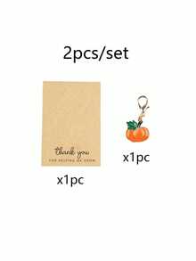 12pcs/Set Halloween Pumpkin Keychains, Holiday Decoration, Suitable For Backpacks, Wallets And Other Items As Gift Charms - Multicolor - View 11