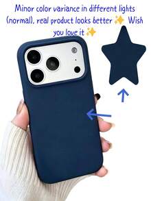 [Fashion Liquid Style] 純皇家藍 TPU 液態效果手機殼 | 極簡設計，防撞耐刮，相容 Apple 17/17 Pro Max、16/15/14/13/Pro/Pro Max，提供全鏡頭保護，適合男士、女士與學生。完美適用於夏季使用、校園、辦公室、戶外旅行與場景裝飾。 - 寶藍色 - 查看 4