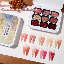 MIANEL GEL 2026 Summer New 9-Grid Opal Texture Pat Gel Fairy Color 3D Carved Light Therapy Gel Nail Polish 3D Texture - Multicolor - View 18